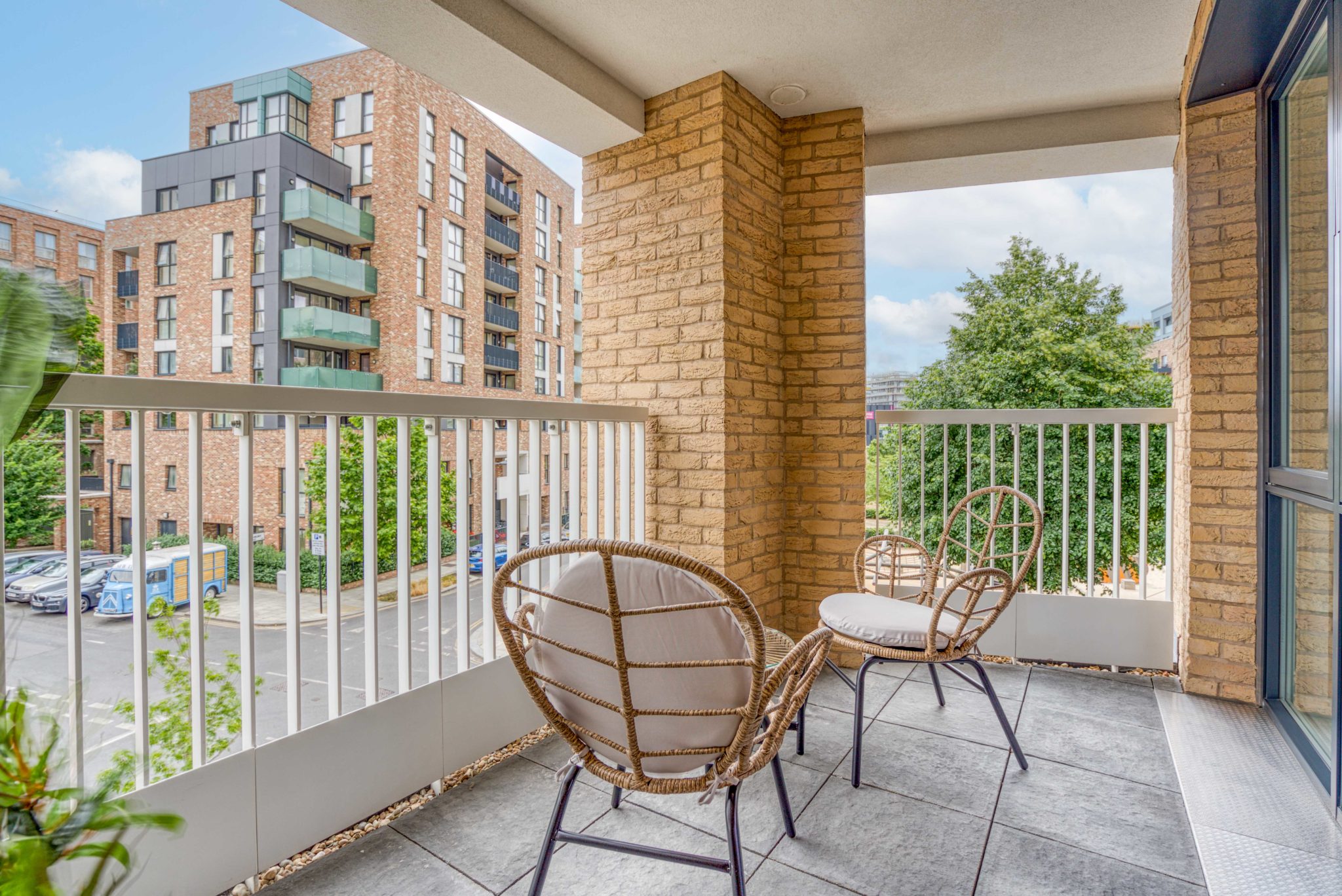 Acton Gardens Show home balcony