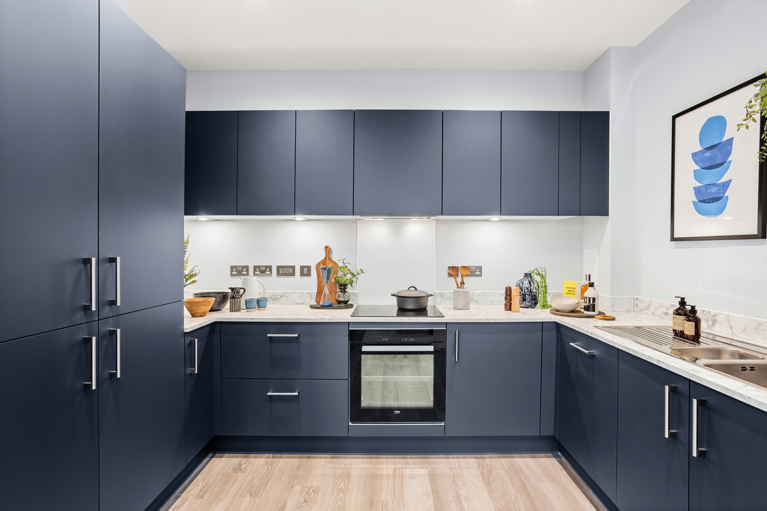 Baring Riverside - Integrated kitchen appliances
