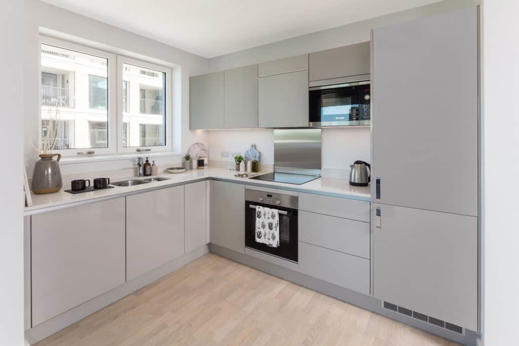 Kitchen of L&Q home at Elephant Park