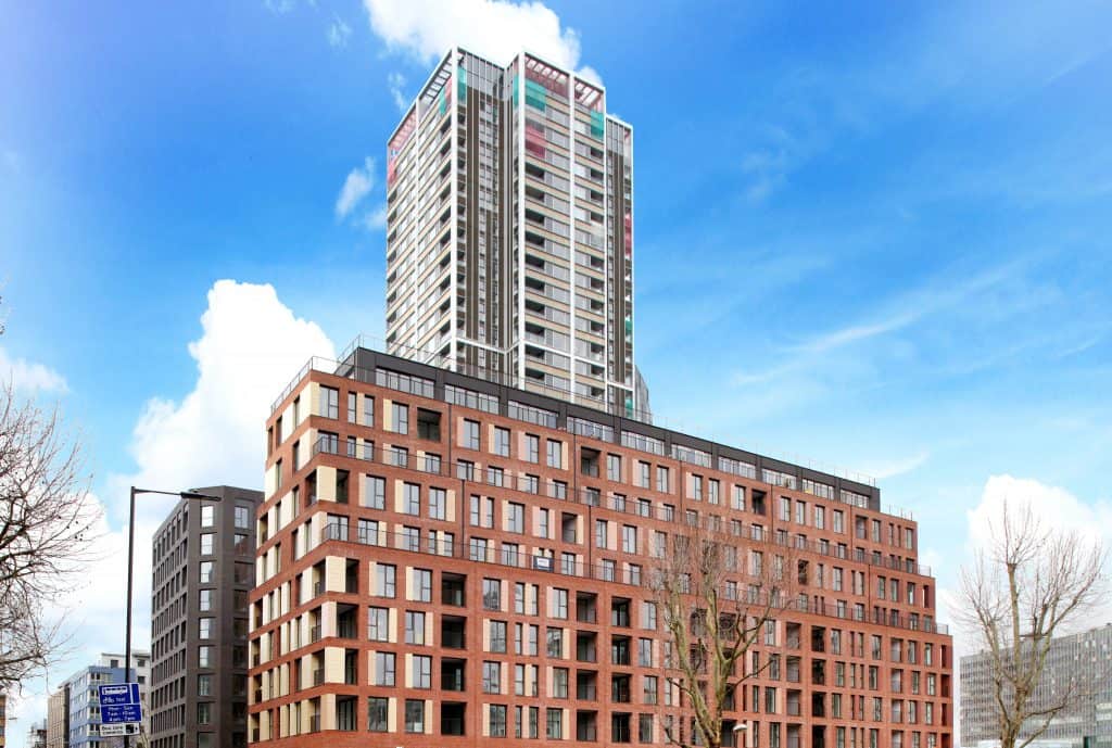CGI of Elephant Park by L&Q