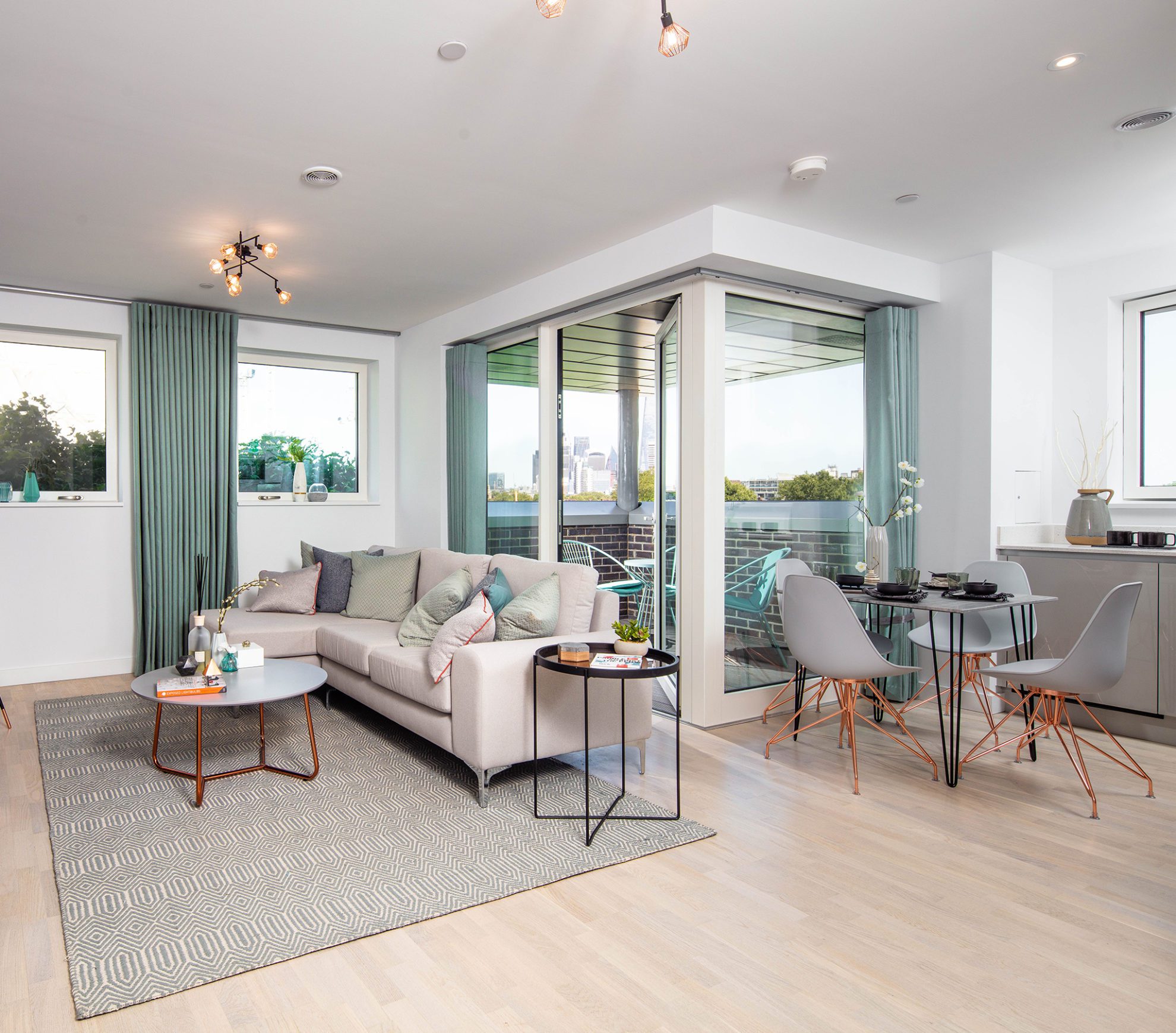 Interior of L&Q home at Elephant Park