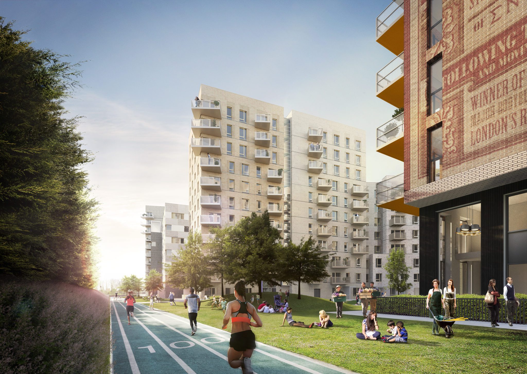 Enjoy green community space in Hayes Village, West London