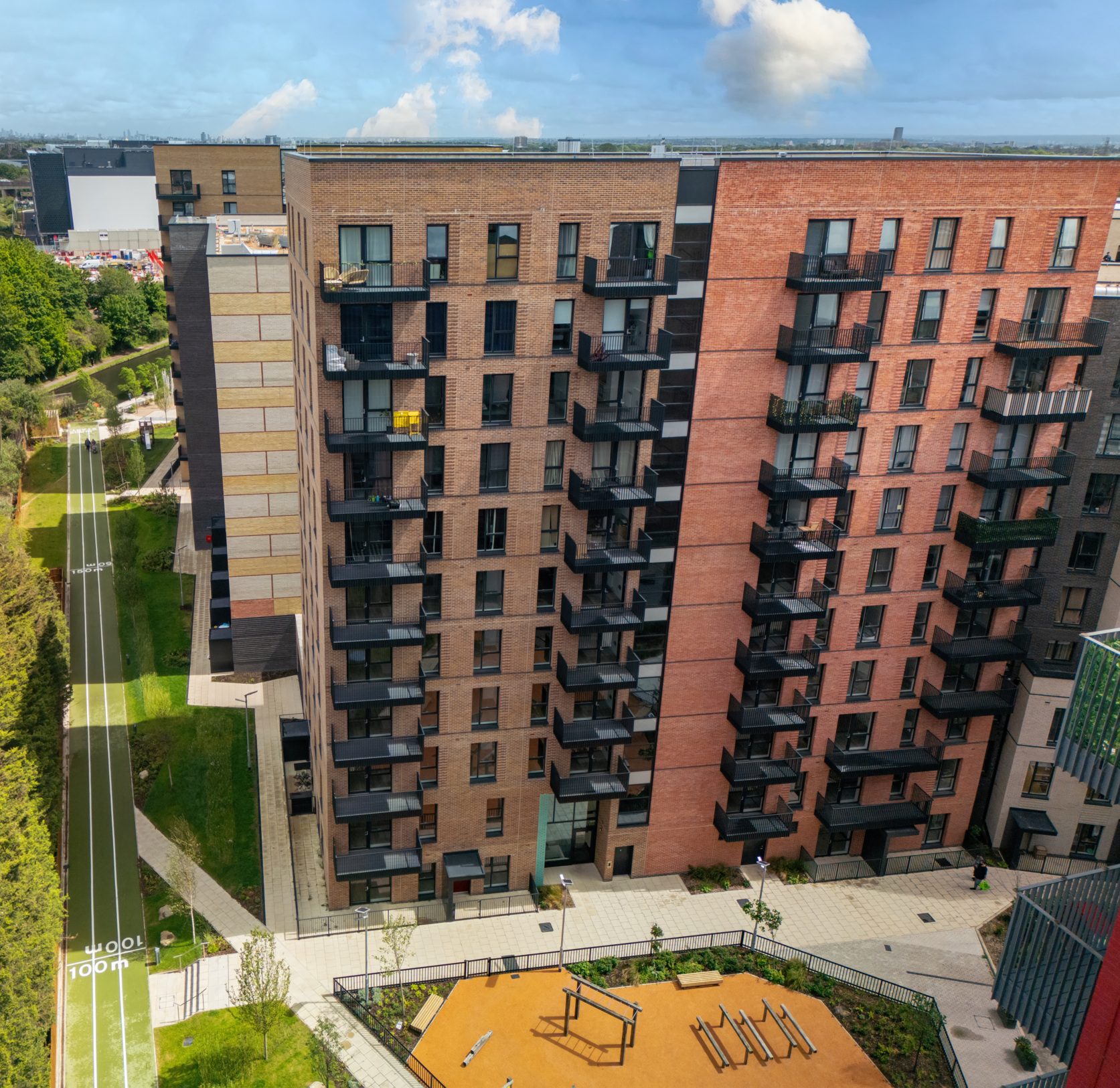 Hayes Village Bird's eye view