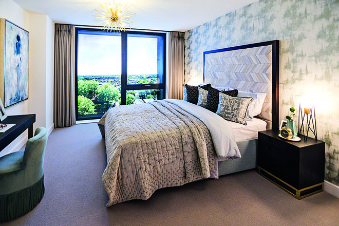 Bedroom at The Gateway by L&Q